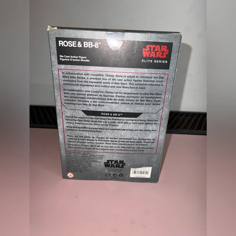 Star Wars Elite Series Die Cast Action Figure Disney Store Rose & BB-8 - Picture 4 of 10